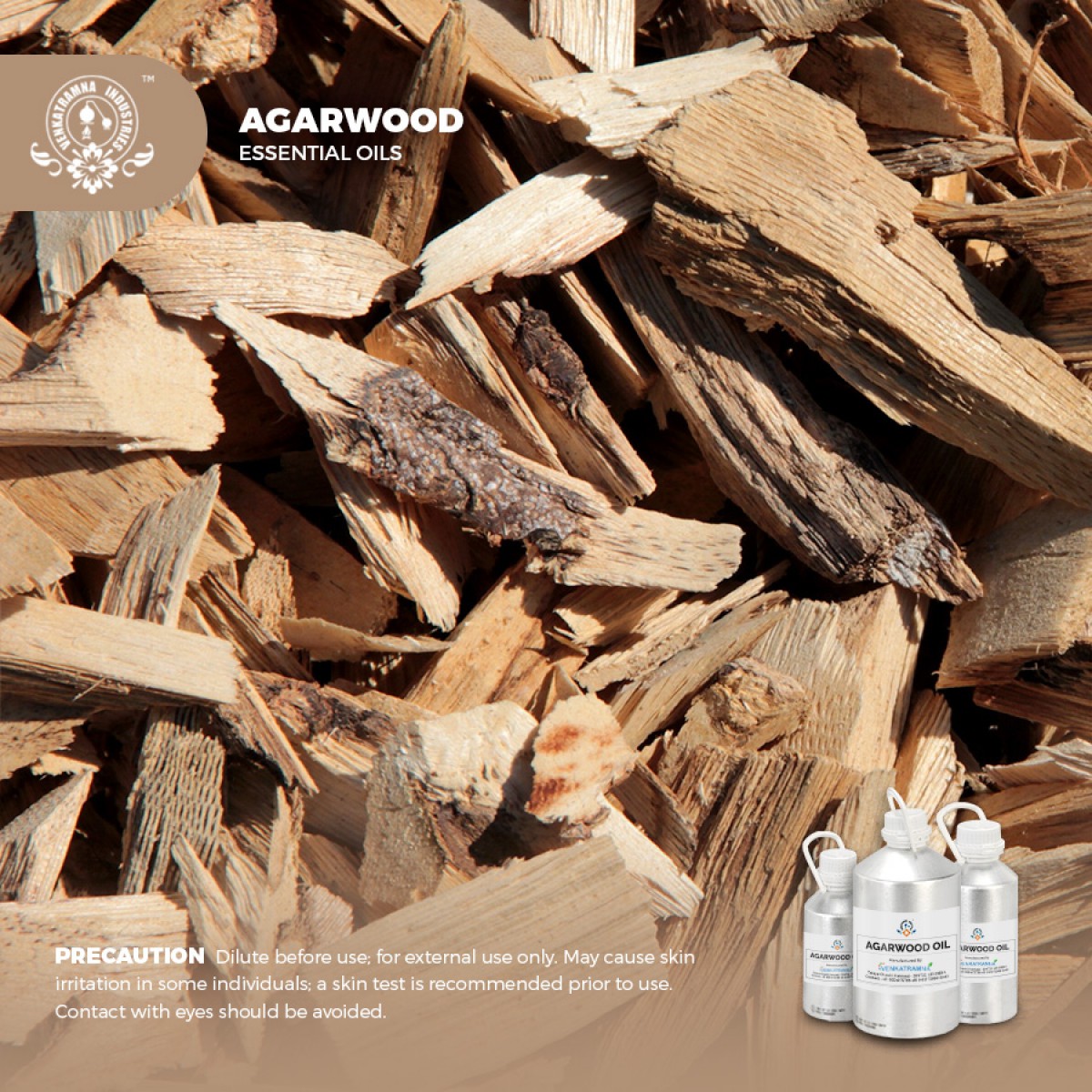 Agarwood Essential Oil Organic - Oudh Aquilaria malaccensis India
